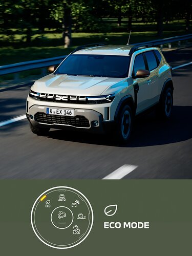 Dacia Duster - Eco- und Auto-Modus