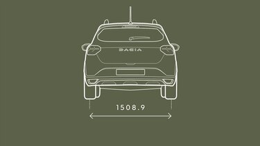 Sandero Stepway arka boyutları
