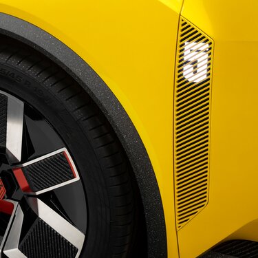 Seitliches Gitter – Renault R5 E-Tech elektrisch Prototyp