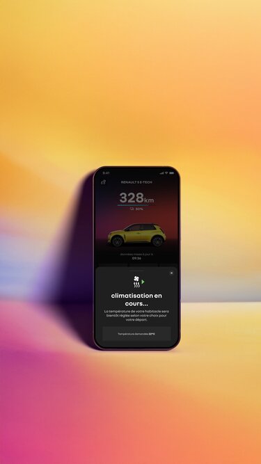 My Renault - Temperatureinstellung 