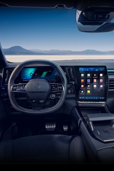 auf den Fahrer ausgerichtetes Cockpit 