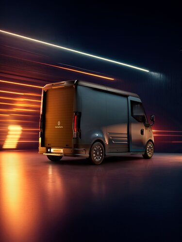 Renault Estafette E-Tech elektrisch – Heckplane