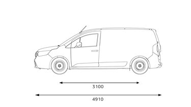 Renault Kangoo E-Tech 100% elektrisch  - L2