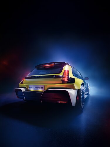 Heckleiste mit 5-Branding – Renault 5 Turbo 3E