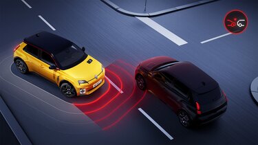 Notbremsassistent mit Kreuzungsfunktion – Renault 5 E-Tech elektrisch