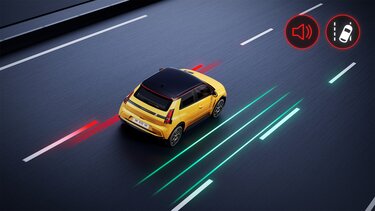 Spurhaltewarner - Renault 5 E-Tech elektrisch