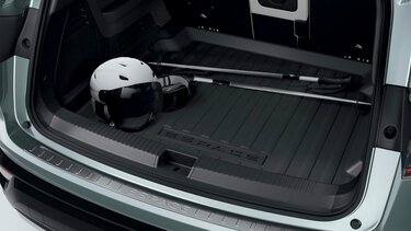Ladekantenschutz aus Edelstahl und Kofferraumwanne – Renault Espace full hybrid E-Tech